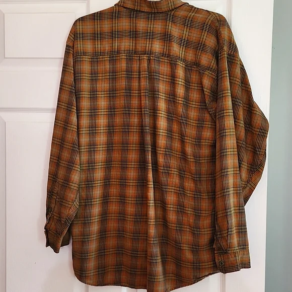 Patagonia Men's Brown Plaid Shirt - Picture 4 of 6